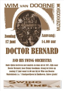 publicatie17juni 211x300 Swing Time Eindhoven: Party mit Dr Bernard and His Swing Band
